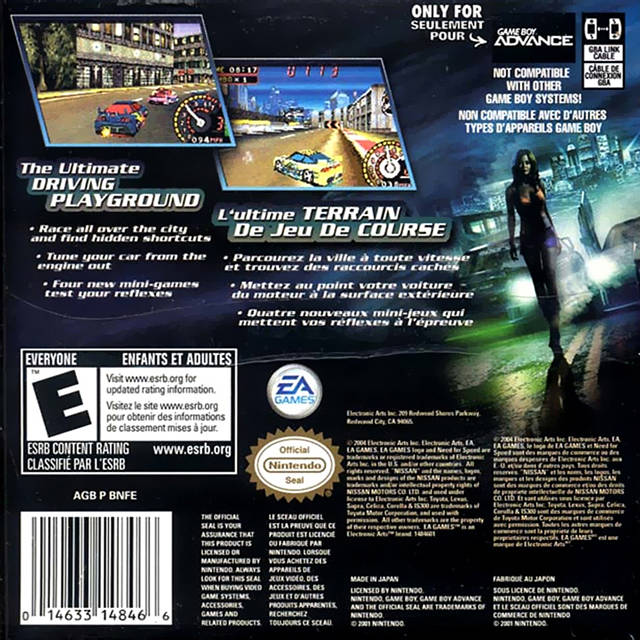 Need for Speed Underground 2 - (GBA) Game Boy Advance [Pre-Owned] Video Games Electronic Arts   