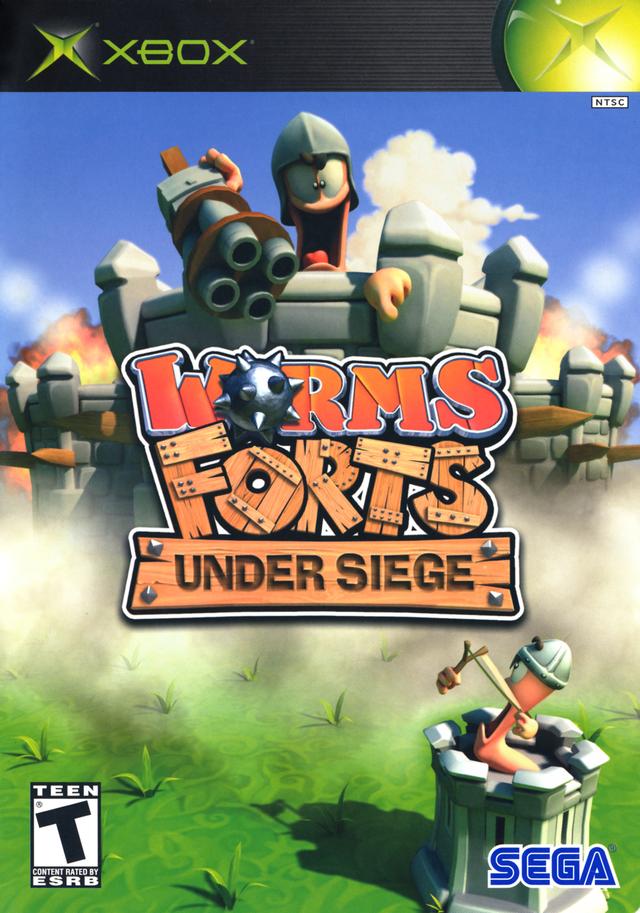 Worms Forts: Under Siege - Xbox Video Games Sega   
