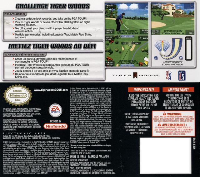 Tiger Woods PGA Tour - Nintendo DS Video Games EA Sports   