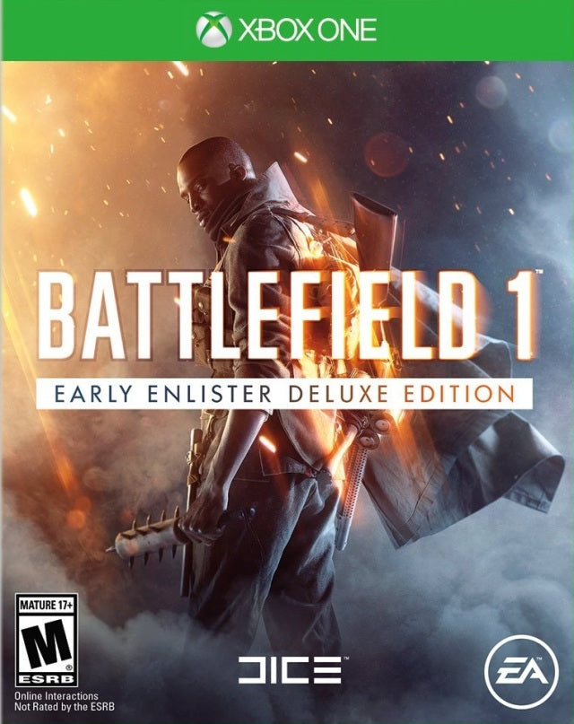 Battlefield 1 (Early Enlister Deluxe Edition) - (XB1) Xbox One Video Games EA Games   