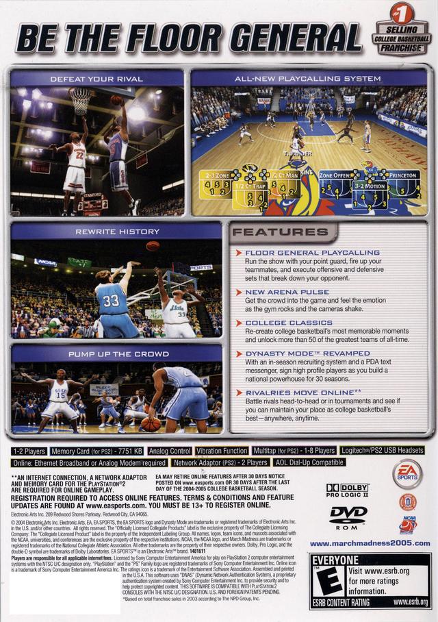 NCAA March Madness 2005 - (PS2) PlayStation 2 [Pre-Owned] Video Games EA Sports   