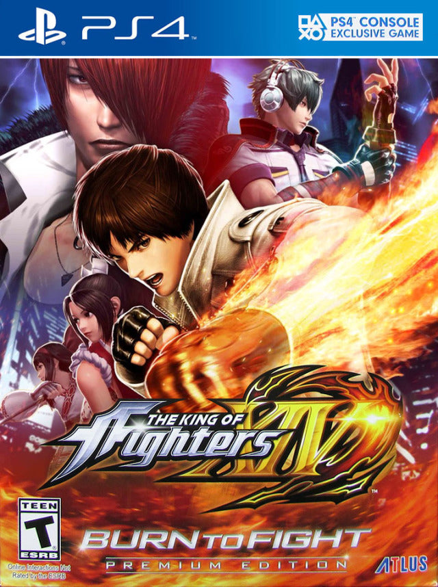 The King of Fighters XIV: Burn to Fight Premium Edition - (PS4) PlayStation 4 Video Games Atlus   