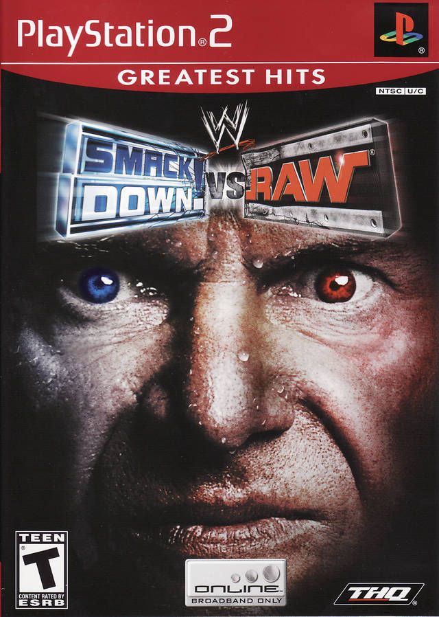 WWE SmackDown! vs. Raw (Greatest Hits) - (PS2) PlayStation 2 [Pre-Owned] Video Games THQ   