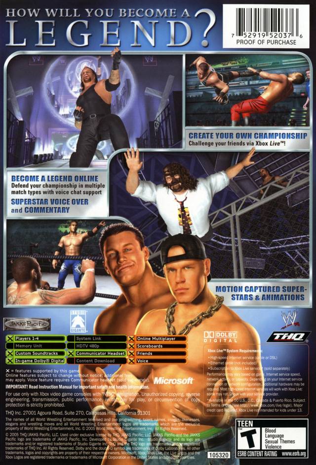 WWE WrestleMania 21 - (XB) Xbox [Pre-Owned] Video Games THQ   