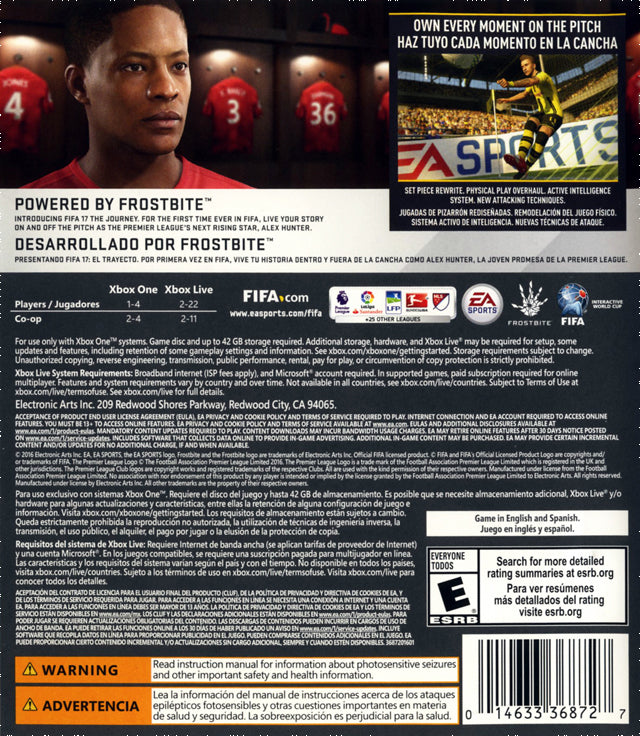 FIFA 17 - (XB1) Xbox One Video Games EA Sports   