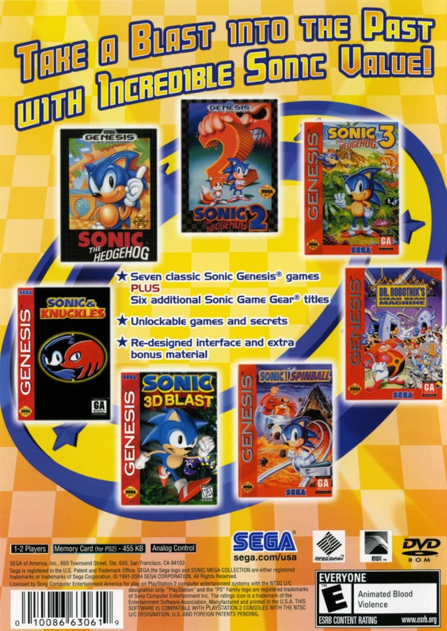 Sonic Mega Collection Plus - (PS2) PlayStation 2 [Pre-Owned] Video Games Sega   