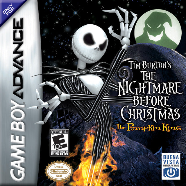 Tim Burton's The Nightmare Before Christmas: The Pumpkin King - (GBA) Game Boy Advance [Pre-Owned] Video Games Buena Vista Interactive   