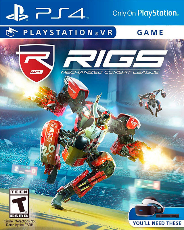 RIGS: Mechanized Combat League (PlayStation VR) - (PS4) PlayStation 4 Video Games Sony Interactive Entertainment   