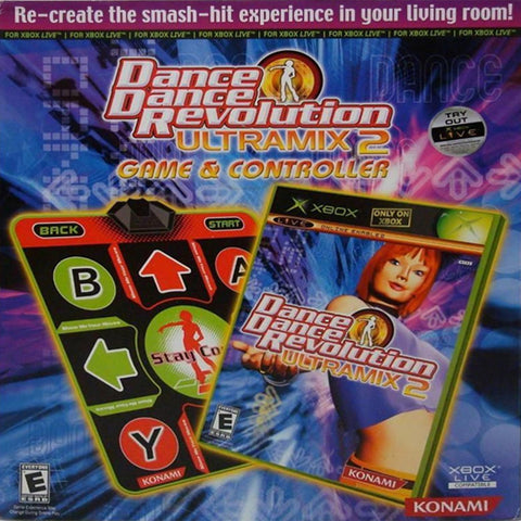 Dance Dance Revolution Ultramix 2 (Bundle) - Xbox Video Games Konami   