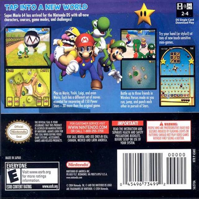 Super Mario 64 DS - (NDS) Nintendo DS [Pre-Owned] | J&L Game