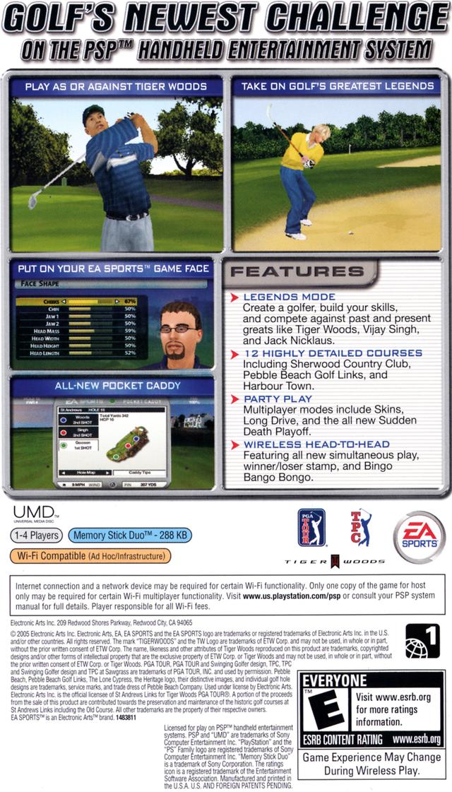 Tiger Woods PGA Tour - Sony PSP [Pre-Owned] Video Games EA Sports   