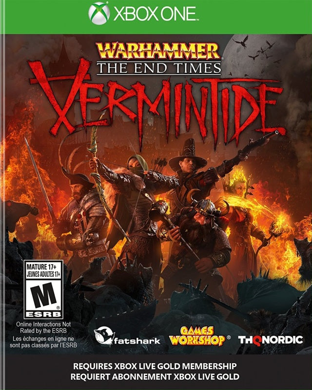 Warhammer: The End Times - Vermintide - (XB1) Xbox One Video Games Nordic Games Publishing   