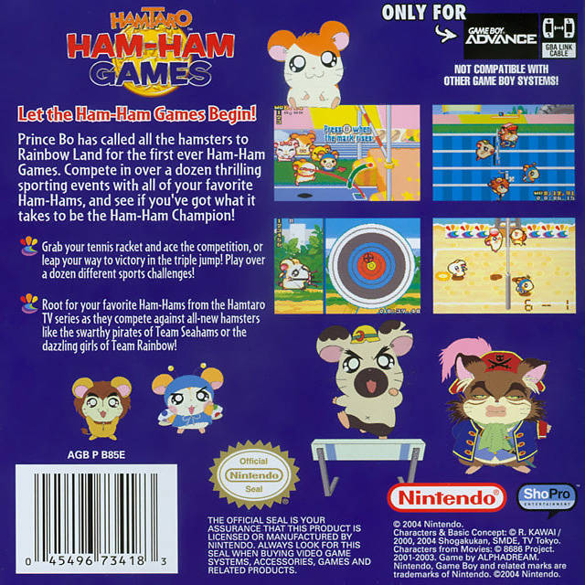 Hamtaro: Ham-Ham Games - (GBA) Game Boy Advance [Pre-Owned] Video Games Nintendo   