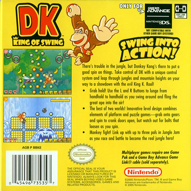 DK: King of Swing - (GBA) Game Boy Advance [Pre-Owned] Video Games Nintendo   