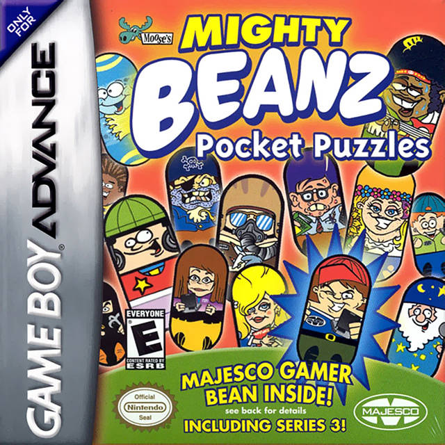 Mighty Beanz: Pocket Puzzles - (GBA) Game Boy Advance Video Games Majesco   