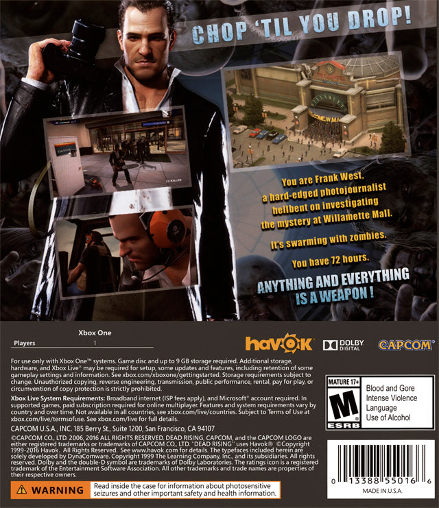 Dead Rising - (XB1) Xbox One [Pre-Owned] Video Games Capcom   