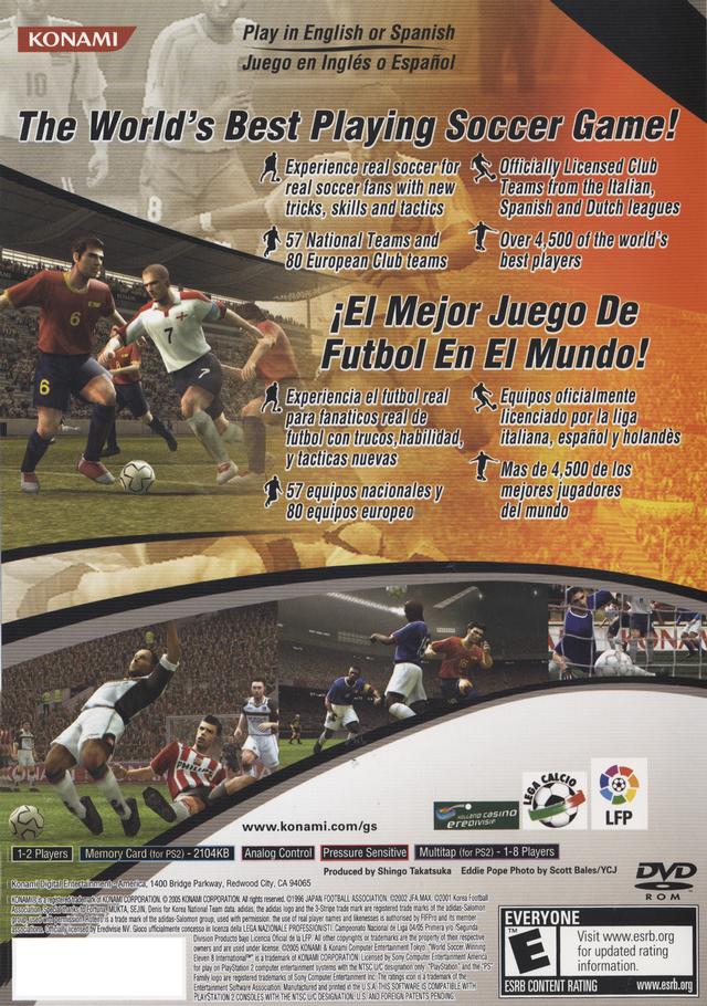 World Soccer Winning Eleven 8 International - (PS2) PlayStation 2 [Pre-Owned] Video Games Konami   