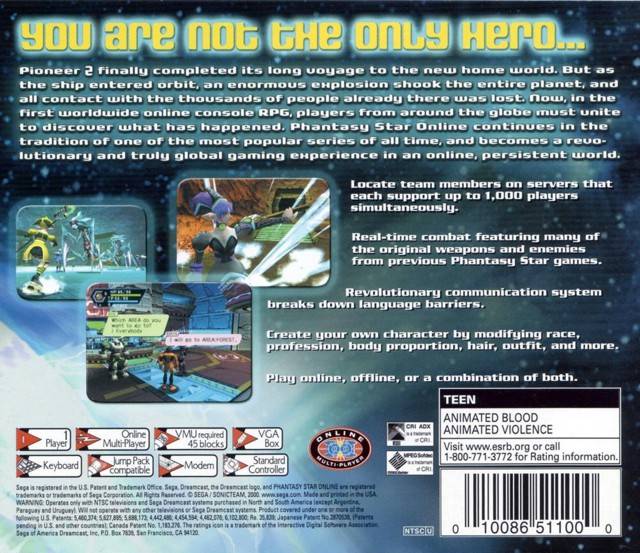 Phantasy Star Online - (DC) SEGA Dreamcast [Pre-Owned] Video Games Sega   