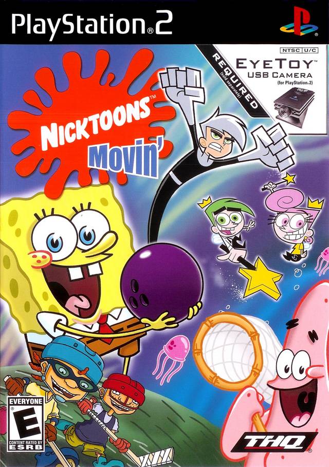 Nicktoons Movin' - (PS2) PlayStation 2 Video Games THQ   