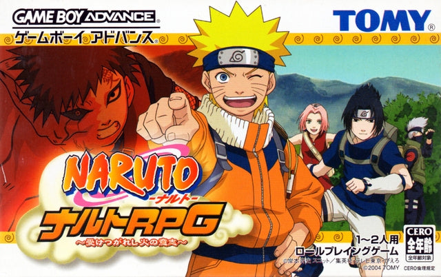 Naruto RPG: Uketsugareshi Hi no Ishi - (GBA) Game Boy Advance (Japanese Import) [Pre-Owned] Video Games Tomy Corporation   