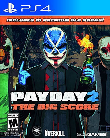 Payday 2: The Big Score - PlayStation 4 Video Games 505 Games   