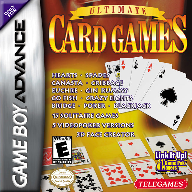 Ultimate Card Games - (GBA) Game Boy Advance [Pre-Owned] Video Games Telegames   