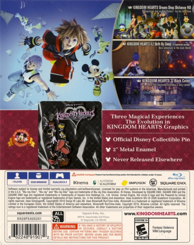 Kingdom Hearts HD 2.8 Final Chapter Prologue (Limited Edition) - (PS4) PlayStation 4 [Pre-Owned] Video Games Square Enix