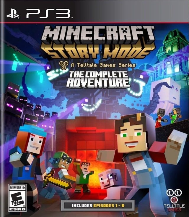 Minecraft: Story Mode - A Telltale Games Series - The Complete Adventure - (PS3) PlayStation 3 Video Games Telltale Games   
