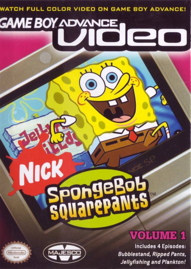 Game Boy Advance Video: SpongeBob SquarePants - Volume 1 - (GBA) Game Boy Advance [Pre-Owned] Video Games Majesco   