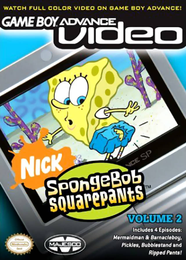 Game Boy Advance Video: SpongeBob SquarePants - Volume 2 - (GBA) Game Boy Advance [Pre-Owned] Video Games Majesco