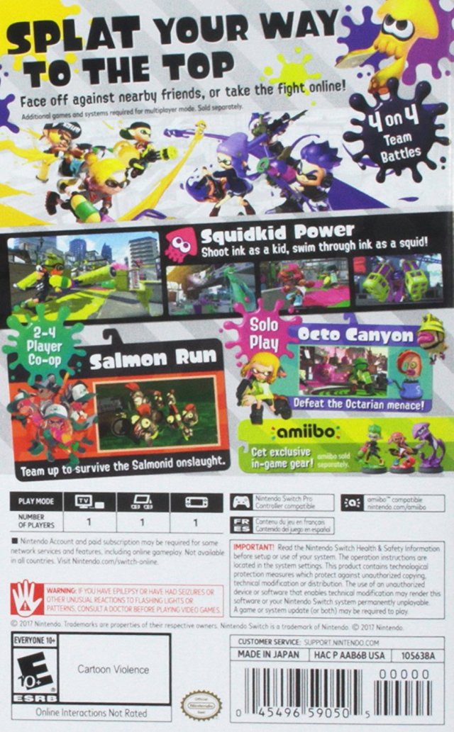 Splatoon 2 - (NSW) Nintendo Switch [Pre-Owned] Video Games Nintendo   