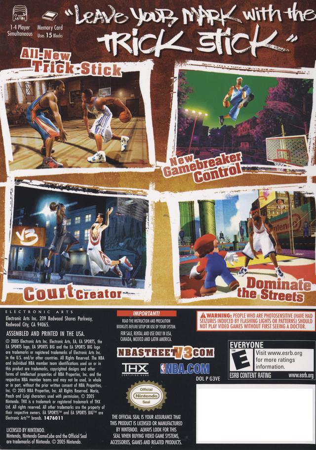 NBA Street V3 - (GC) GameCube [Pre-Owned] Video Games EA Sports Big   