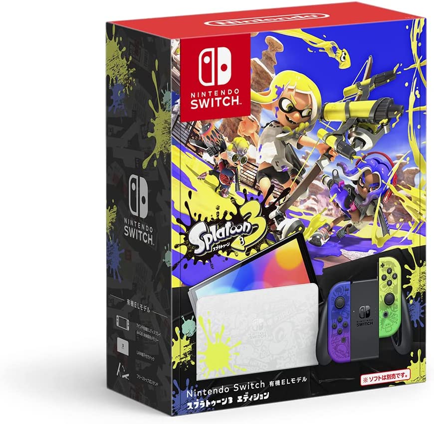 Nintendo Switch – OLED Model Splatoon 3 Special Edition - (NSW) Nintendo Switch (Japanese Import) CONSOLE Nintendo   