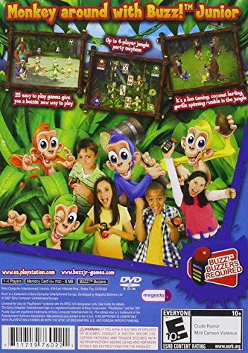 Buzz! Junior Jungle Party - (PS2) PlayStation 2 Video Games PlayStation   