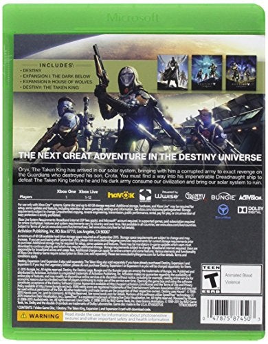 Destiny: The Taken King - Legendary Edition - (XB1) Xbox One [Pre-Owned] Video Games ACTIVISION   