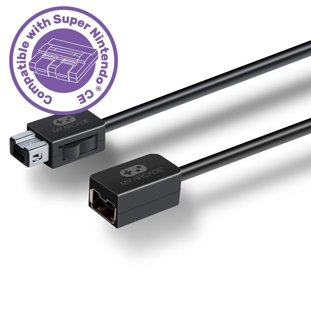My Arcade 10 Foot Gamepad Super Nintendo Classic Extender Cable - (SNES) Super Nintendo Video Games My Arcade   