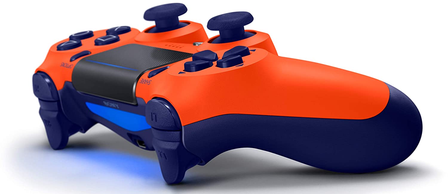 SONY Dualshock 4 Wireless Controller (Sunset Orange) - (PS4) PlayStation 4 Accessories Sony   