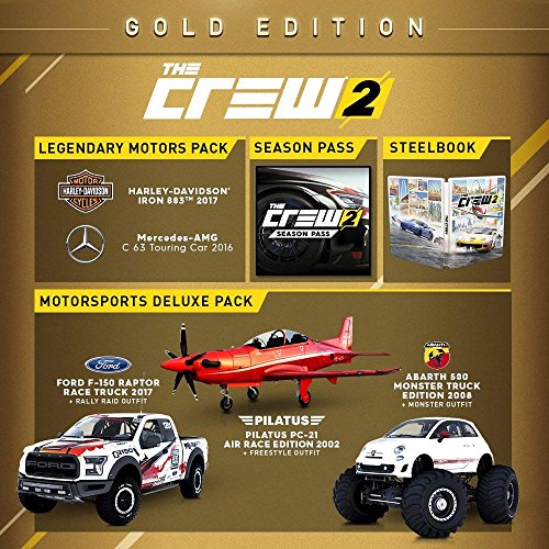 The Crew 2 Gold Edition - (PS4) PlayStation 4 Video Games Ubisoft   