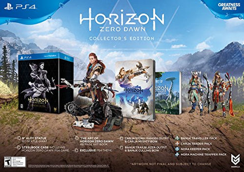 Horizon Zero Dawn ( Collector's Edition ) - PlayStation 4 Video Games PlayStation   