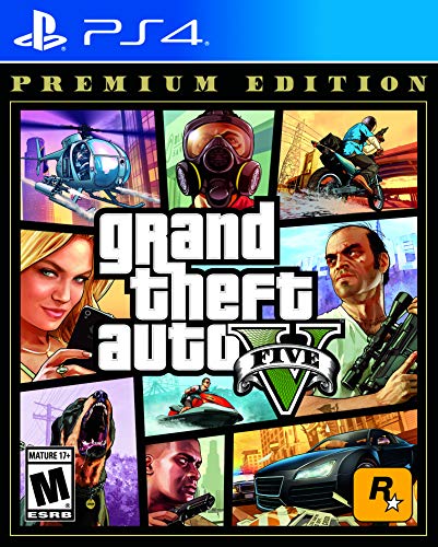 Grand Theft Auto V Premium Edition - (PS4) Playstation 4 [Pre-Owned] Video Games Rockstar Games   