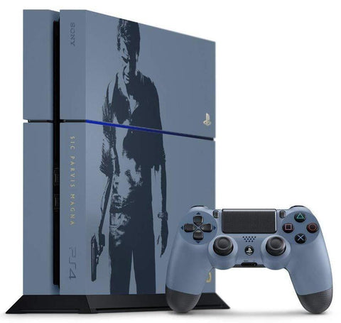 Sony PlayStation 4 500GB Console - Uncharted 4 Limited Edition Bundle Consoles Sony   