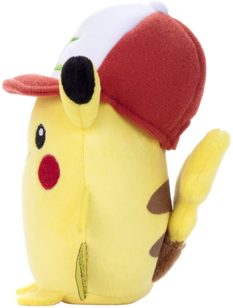 Pokémon Mocchi-Mocchi Pikachu Plush (I Choose You! Cap) (Japanese Import) - Toy Toy TAKARA TOMY A.R.T.S   