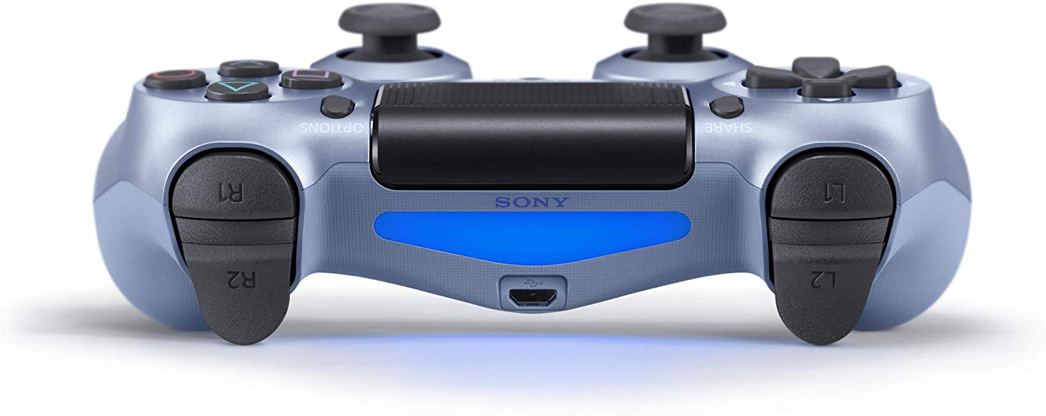 Sony DualShock 4 Wireless Controller (Titanium Blue) - (PS4) PlayStation 4 Accessories Sony Interactive Entertainment LLC   