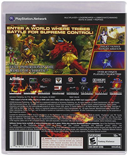 Chaotic: Shadow Warriors - (PS3) Playstation 3 Video Games ACTIVISION   