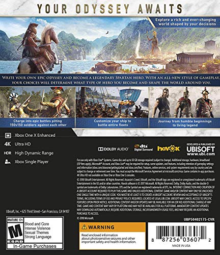 Assassin's Creed Odyssey - (XB1) Xbox One Video Games Ubisoft   