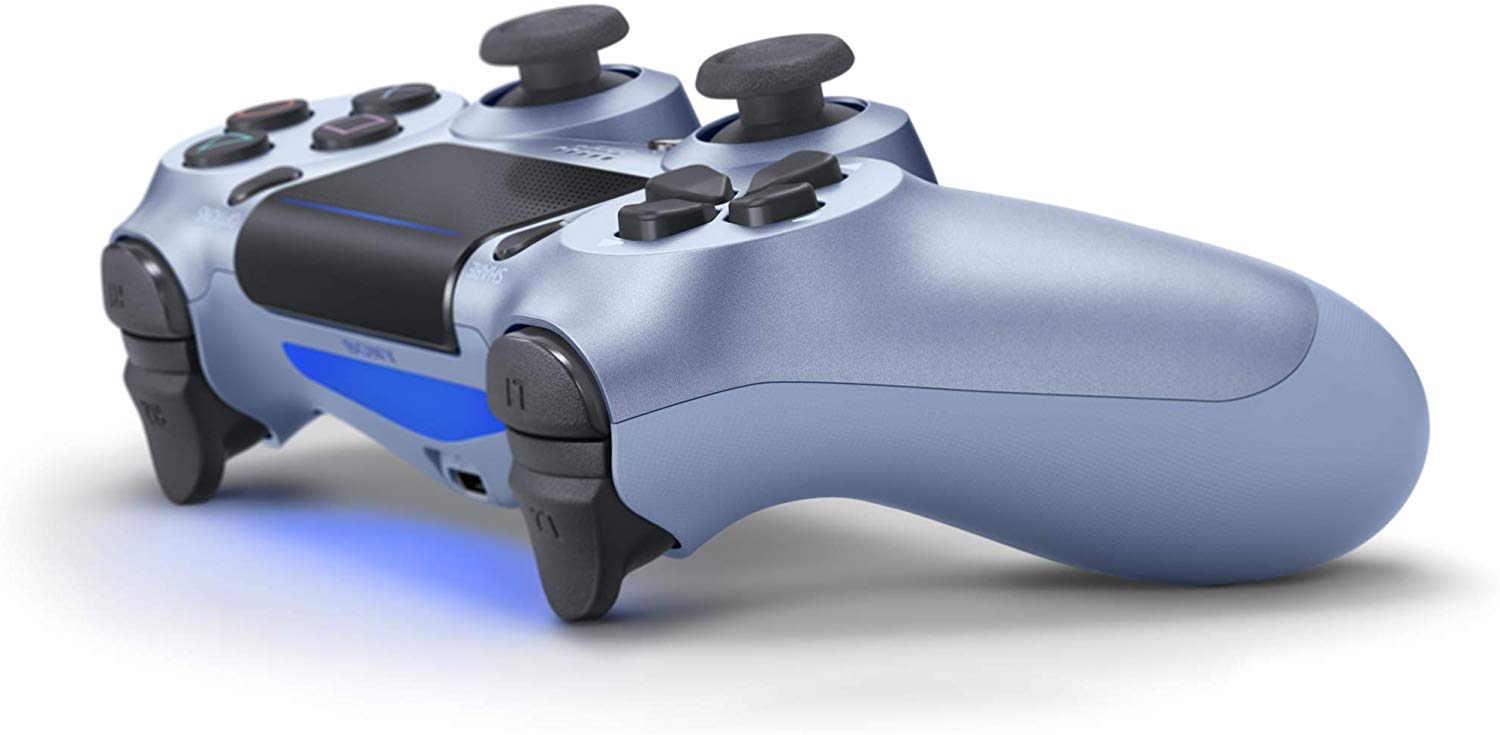 Sony DualShock 4 Wireless Controller (Titanium Blue) - (PS4) PlayStation 4 Accessories Sony Interactive Entertainment LLC   