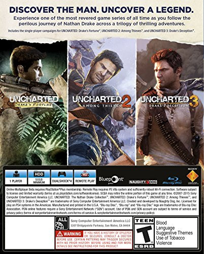 UNCHARTED: The Nathan Drake Collection - (PS4) PlayStation 4 [Pre-Owned] Video Games PlayStation   