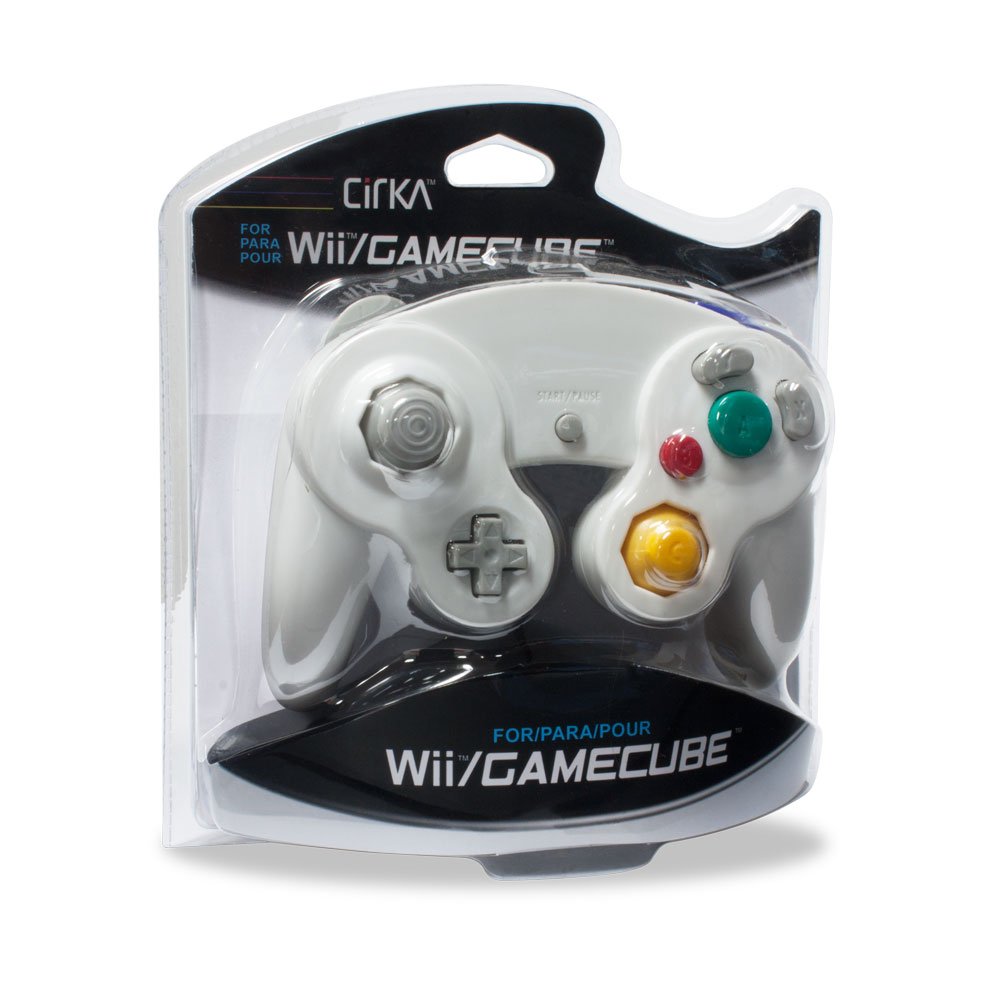 CirKa GameCube/Wii Wired Controller (White) - (GC) GameCube Video Games Cirka   