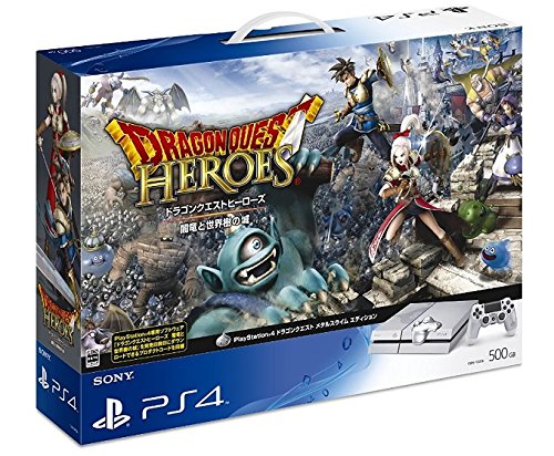 Sony PlayStation 4 Console (500GB) (Dragon Quest Heroes Metal Slime Edition) - (PS4) PlayStation 4 (Japanese Import) Consoles Sony   