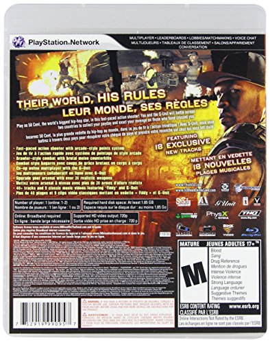 50 Cent: Blood on the Sand - (PS3) PlayStation 3 [Pre-Owned] Video Games THQ   